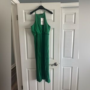 Zara Vibrant Green Maxi Dress